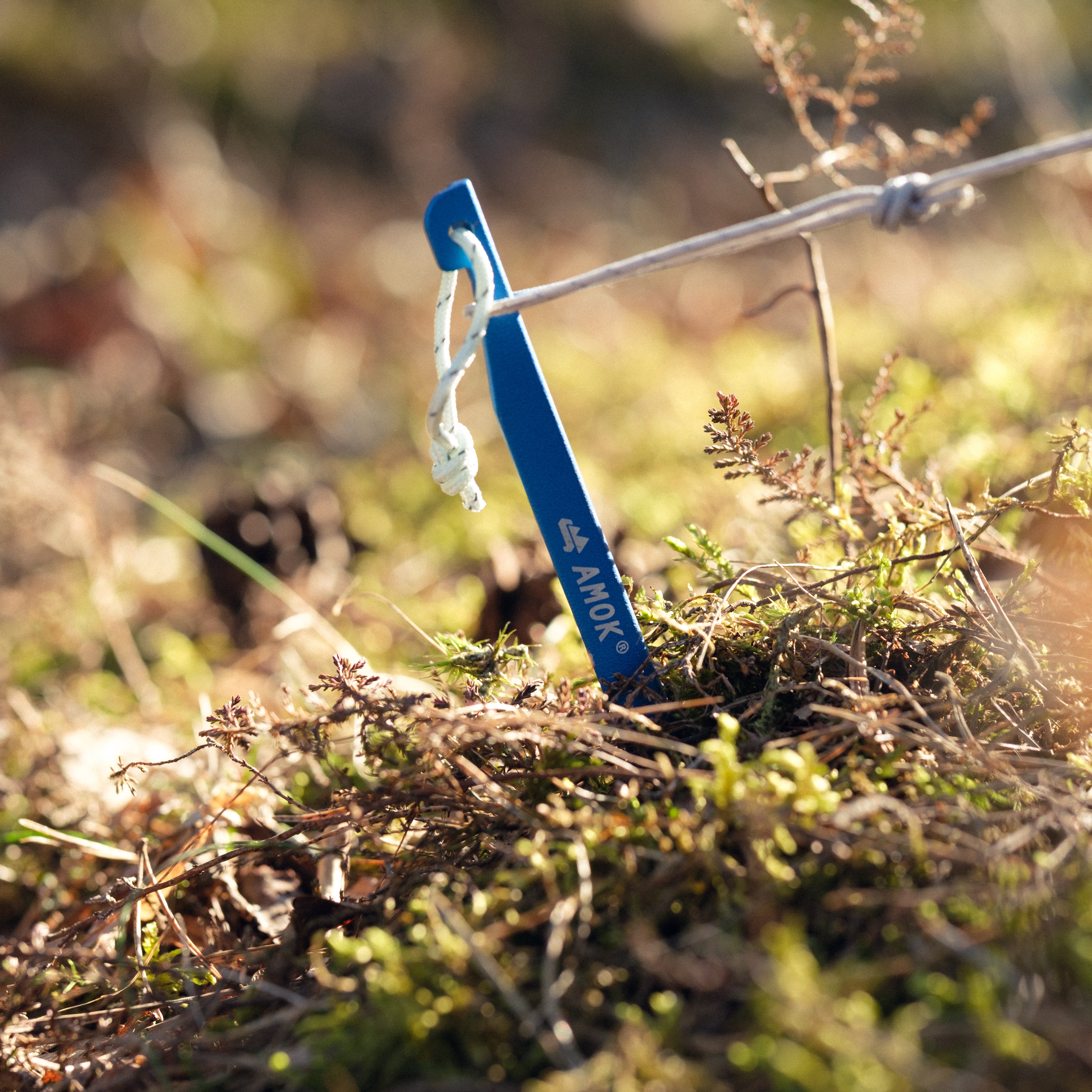 Aluminium camping stakes
