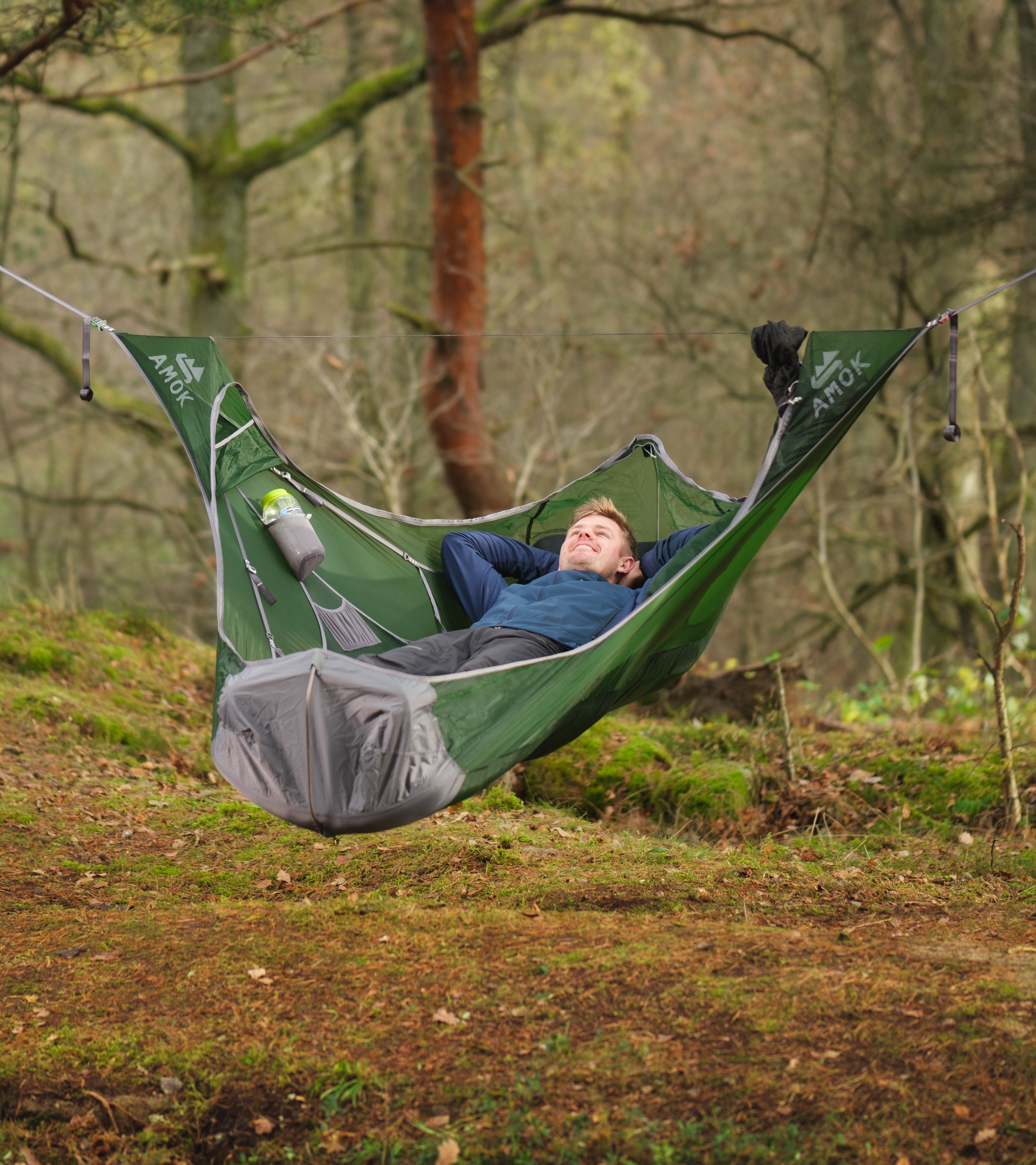 Amazon.com: Amok Equipment Flat Lay Camping Hammock with