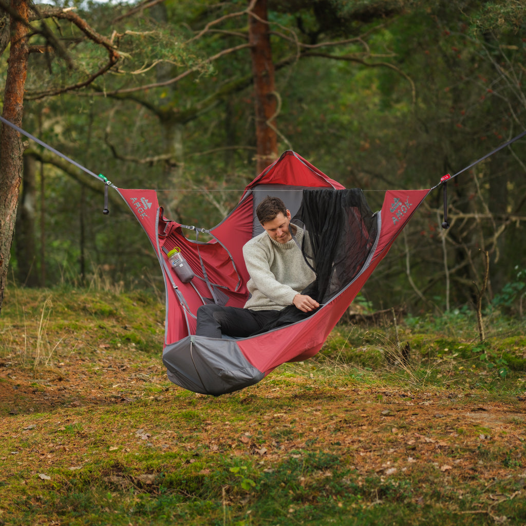 flat sleep hammock tent Draumr 5.0